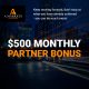 Get $500 extra bonus!
