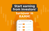 Start earning from investors’ turnover in RAMM!